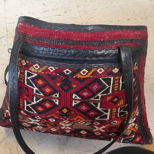 Handcrafted Multicolor Tote Bag Joan & David